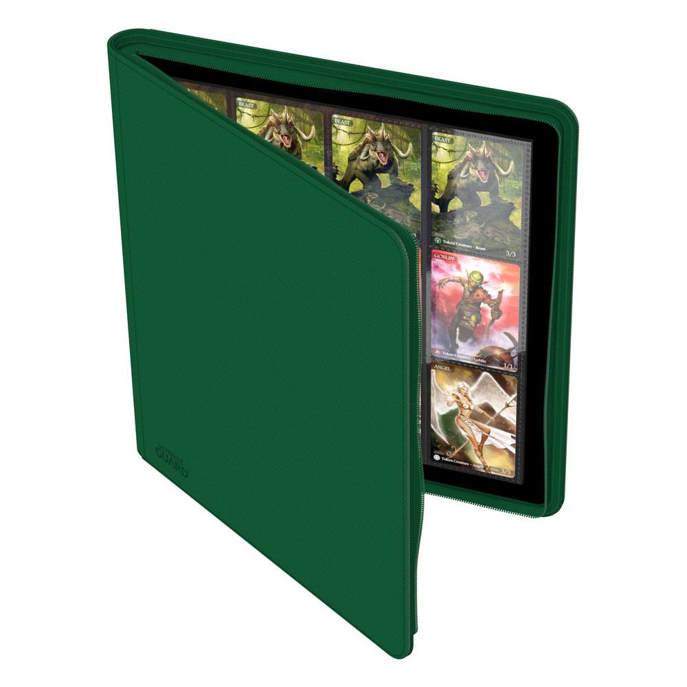 Ultimate Guard Zipfolio 480 - 24-Pocket XenoSkin (Quadrow) - Vert