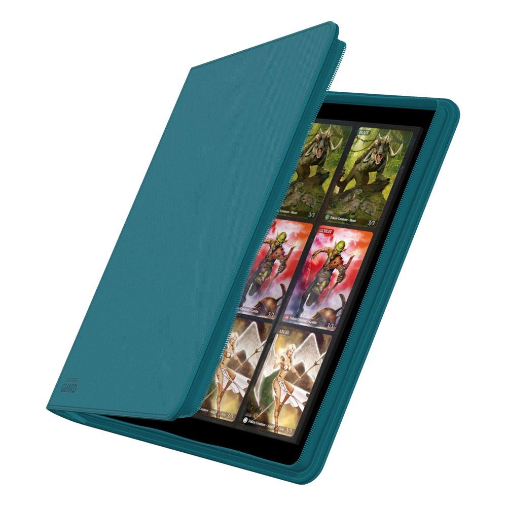 Ultimate Guard Zipfolio 480 - 24-Pocket XenoSkin (Quadrow) - Bleu Pétrole
