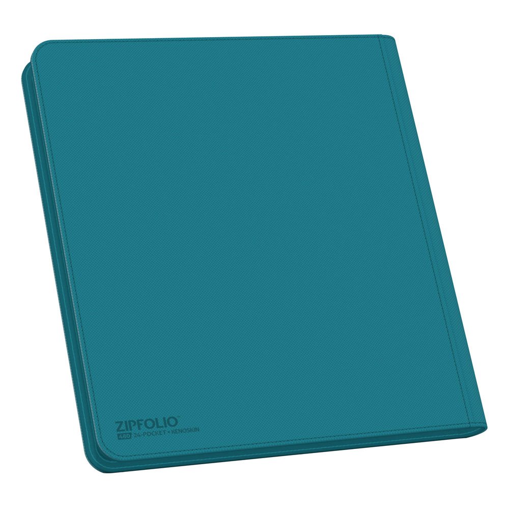 Ultimate Guard Zipfolio 480 - 24-Pocket XenoSkin (Quadrow) - Bleu Pétrole