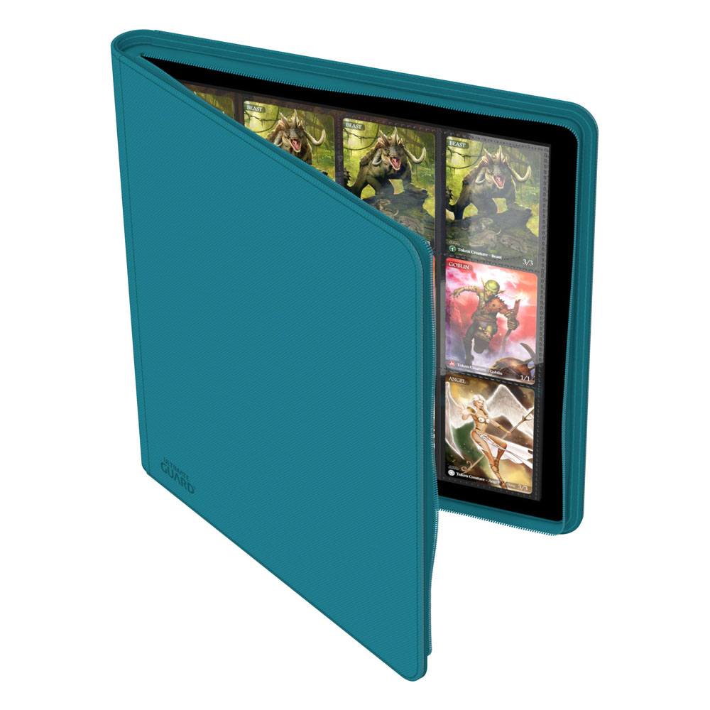 Ultimate Guard Zipfolio 480 - 24-Pocket XenoSkin (Quadrow) - Bleu Pétrole