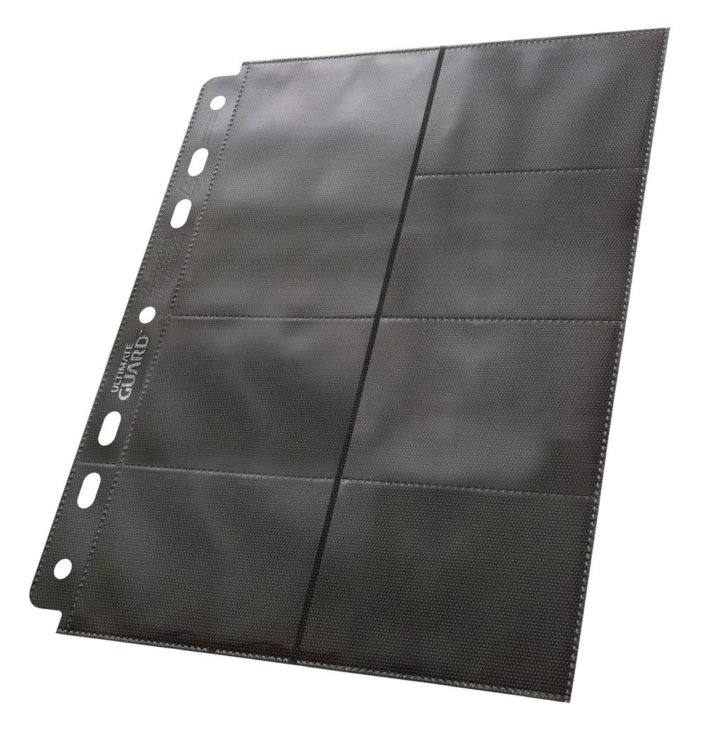 Ultimate Guard 14-Pocket Compact Pages taille standard & Mini American Noir (10)