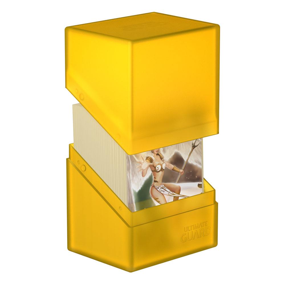 Ultimate Guard Boulder Deck Case 80+ taille standard Ambre