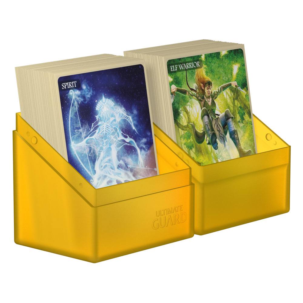 Ultimate Guard Boulder Deck Case 80+ taille standard Ambre