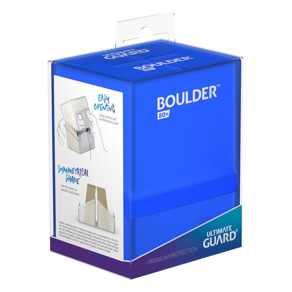 Ultimate Guard Boulder Deck Case 80+ taille standard Sapphire