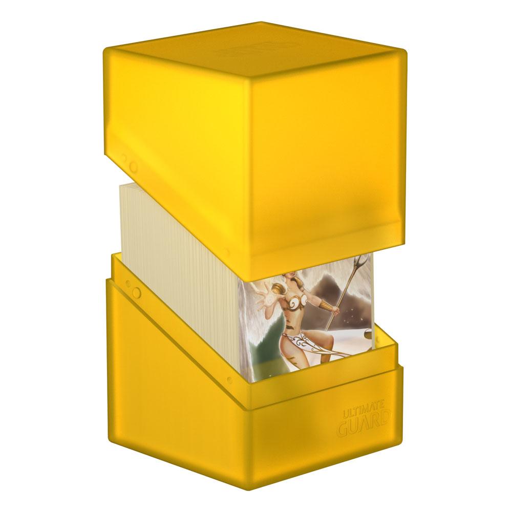 Ultimate Guard Boulder Deck Case 100+ taille standard Ambre
