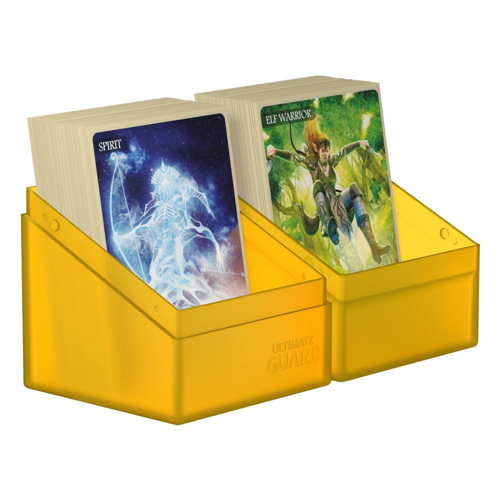 Ultimate Guard Boulder Deck Case 100+ taille standard Ambre
