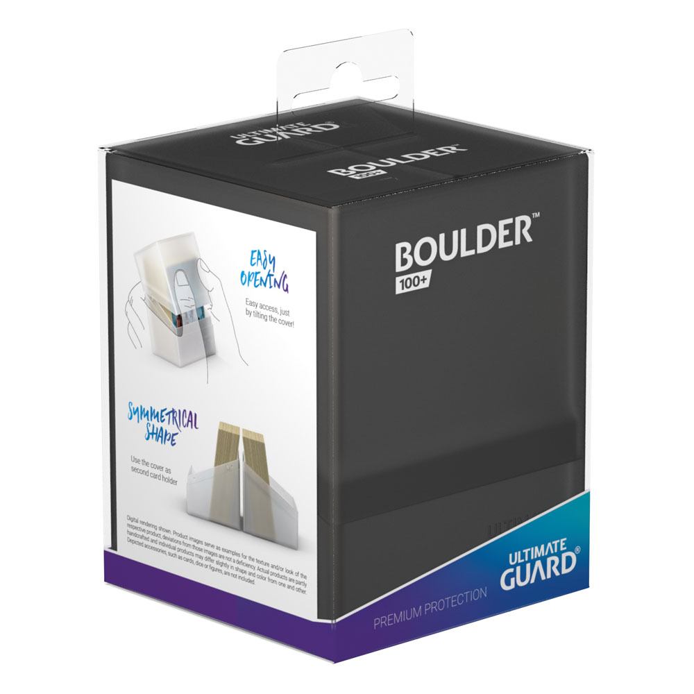 Ultimate Guard Boulder Deck Case 100+ taille standard Onyx