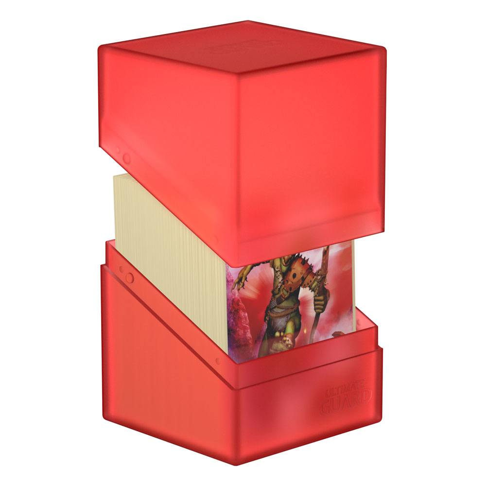 Ultimate Guard Boulder Deck Case 100+ taille standard Ruby