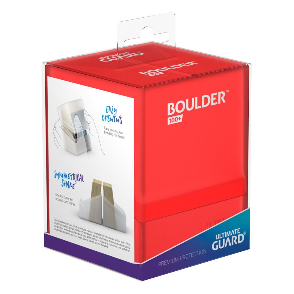 Ultimate Guard Boulder Deck Case 100+ taille standard Ruby
