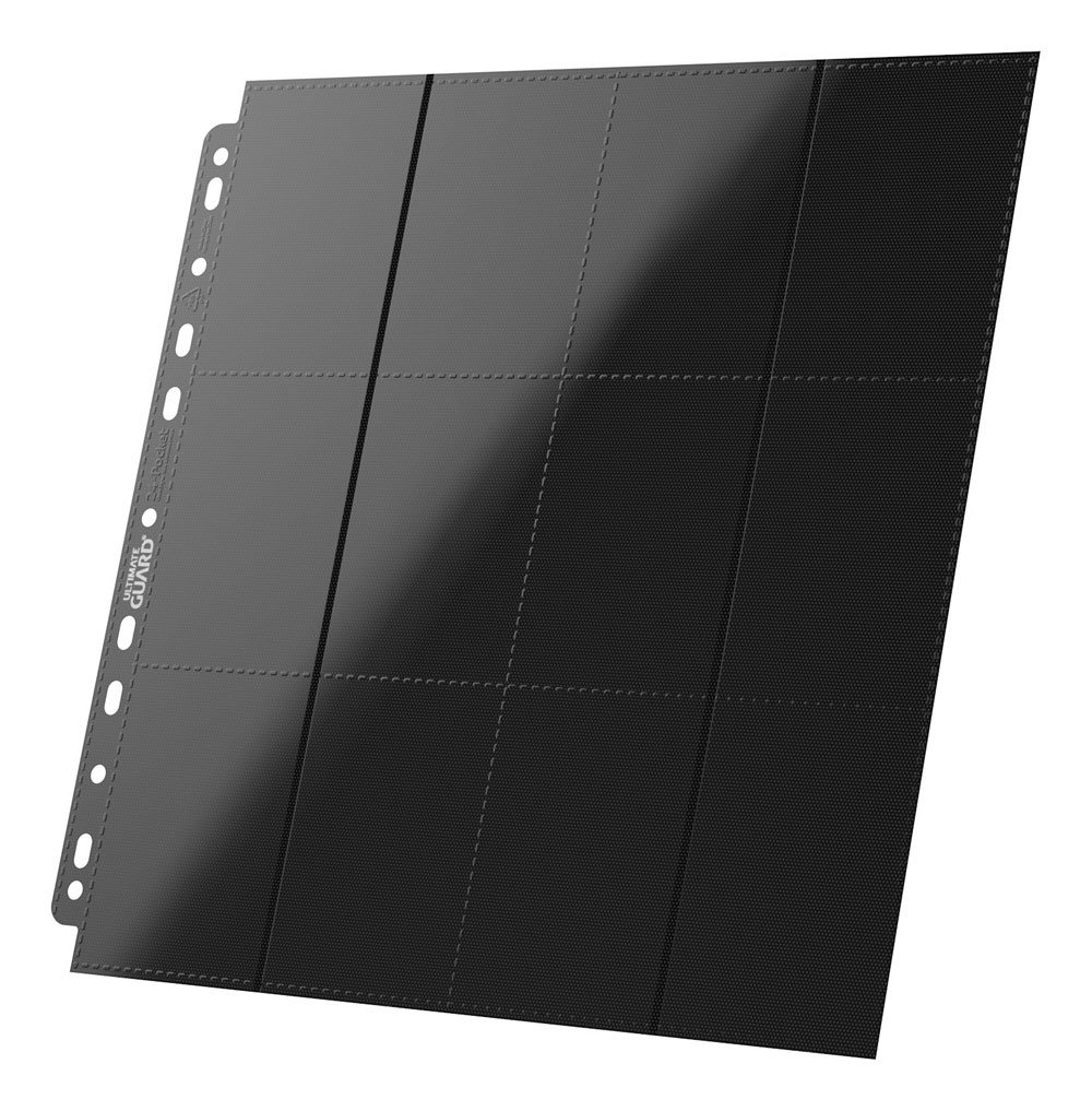 Ultimate Guard 24-Pocket QuadRow Pages Side-Loading Noir (10)