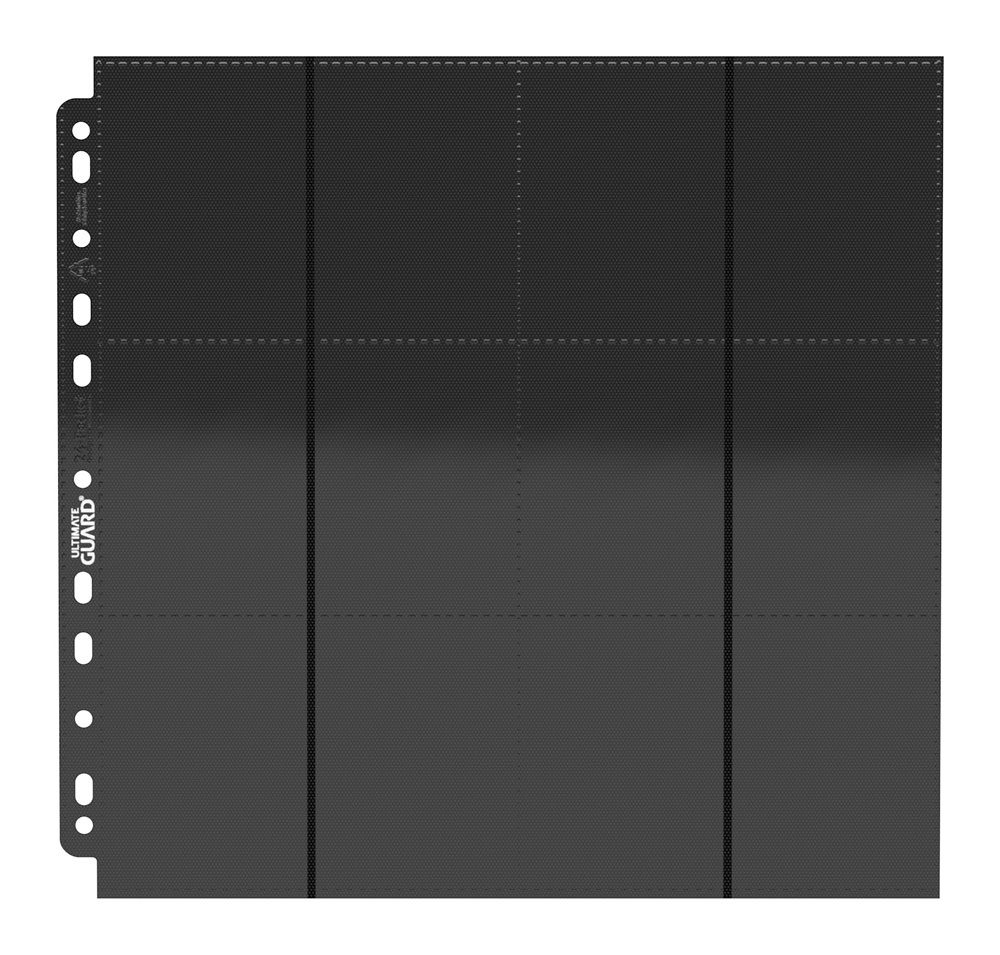 Ultimate Guard 24-Pocket QuadRow Pages Side-Loading Noir (10)