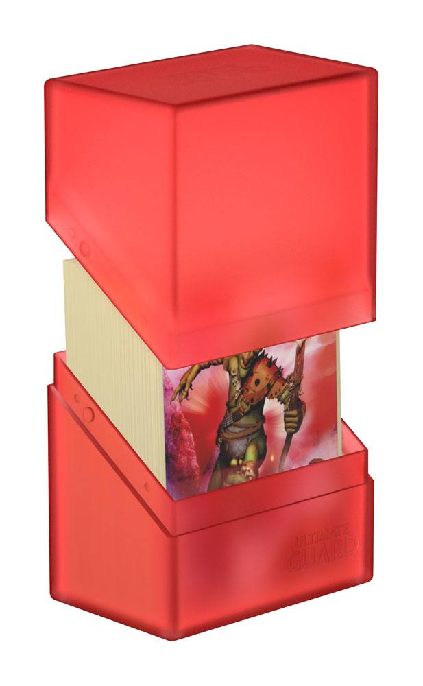 Ultimate Guard Boulder Deck Case 60+ taille standard Ruby