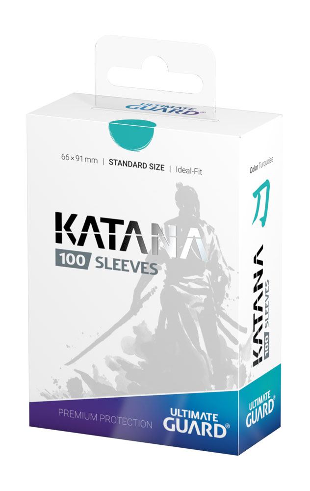 Ultimate Guard 100 pochettes Katana Sleeves taille standard Turquoise