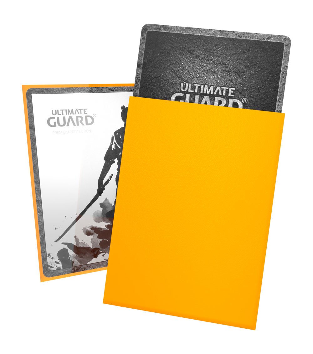 Ultimate Guard 100 pochettes Katana Sleeves taille standard Jaune