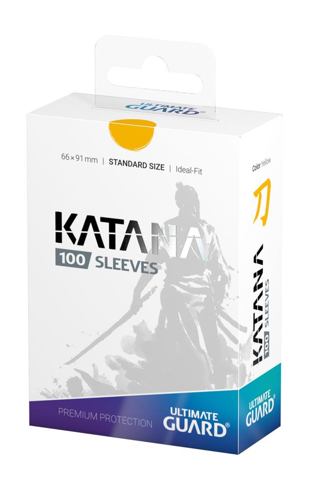 Ultimate Guard 100 pochettes Katana Sleeves taille standard Jaune