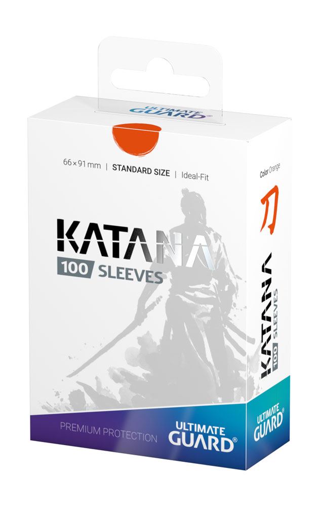 Ultimate Guard 100 pochettes Katana Sleeves taille standard Orange