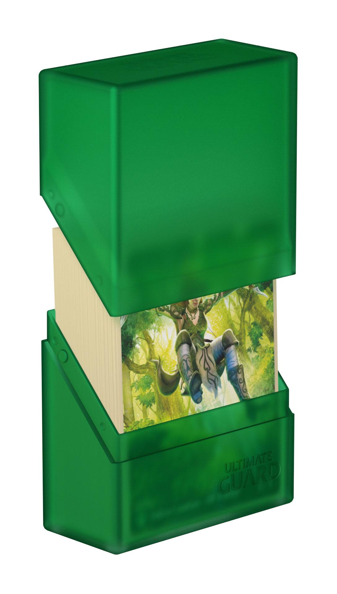 Ultimate Guard Boulder Deck Case 40+ taille standard Emerald