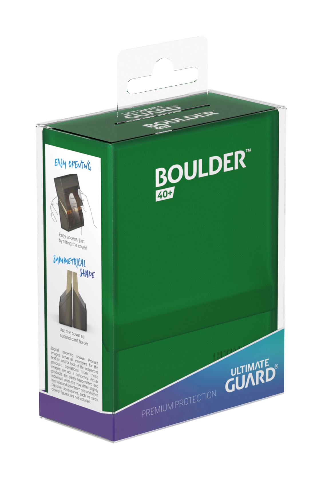 Ultimate Guard Boulder Deck Case 40+ taille standard Emerald