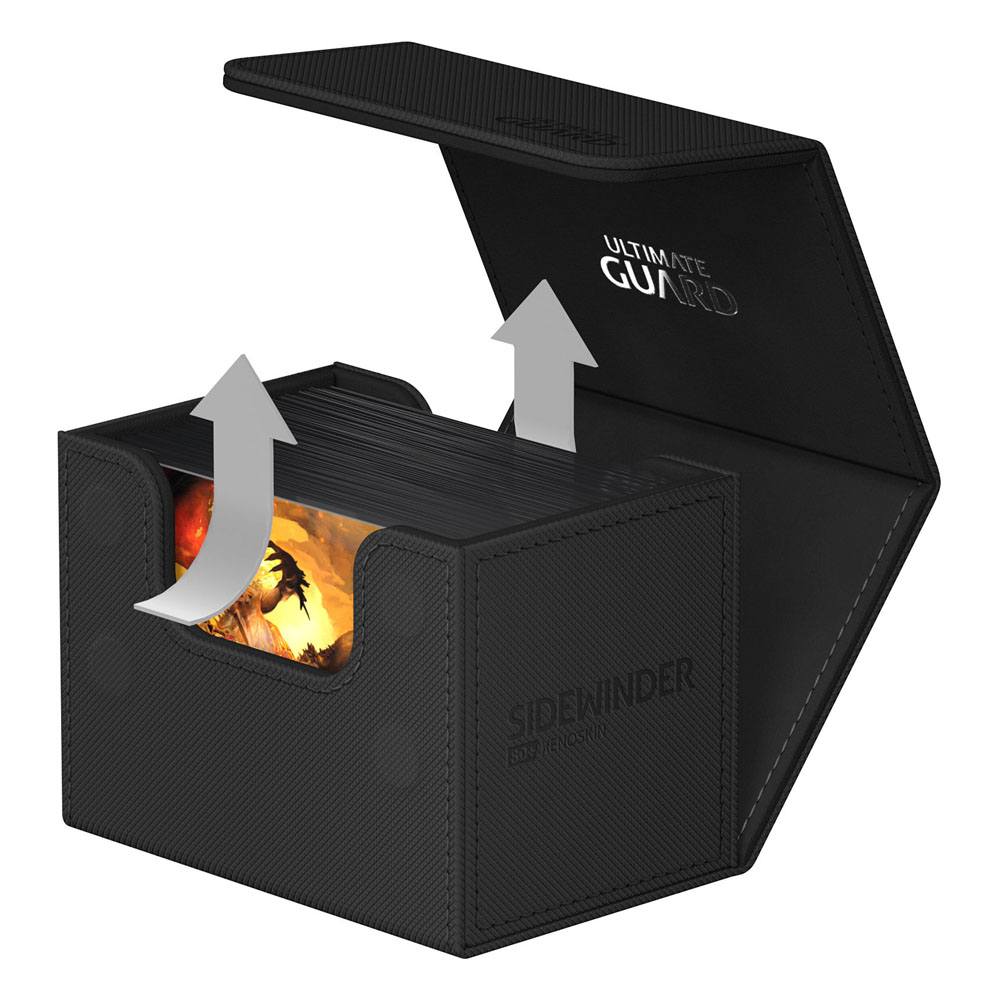 Ultimate Guard Sidewinder 80+ XenoSkin Monocolor Noir