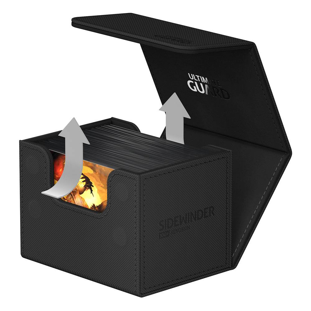 Ultimate Guard Sidewinder 100+ XenoSkin Monocolor Noir