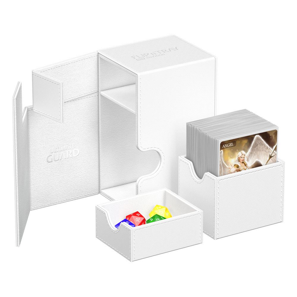 Ultimate Guard Flip`n`Tray 80+ XenoSkin Monocolor Blanc