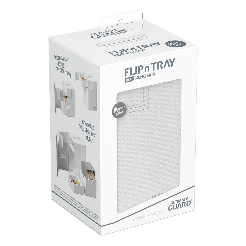 Ultimate Guard Flip`n`Tray 80+ XenoSkin Monocolor Blanc