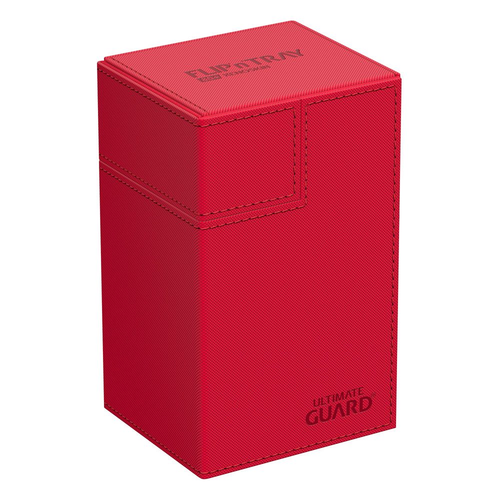 Ultimate Guard Flip`n`Tray 80+ XenoSkin Monocolor Rouge