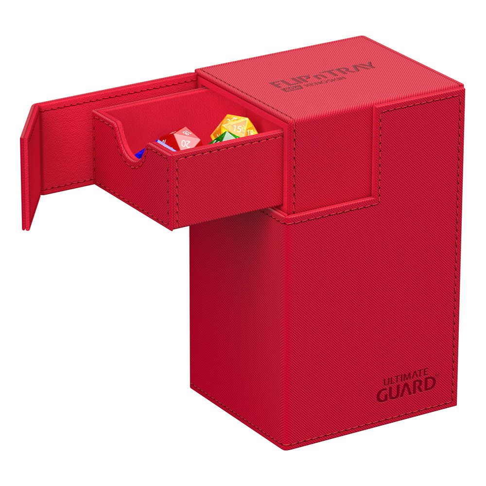 Ultimate Guard Flip`n`Tray 80+ XenoSkin Monocolor Rouge