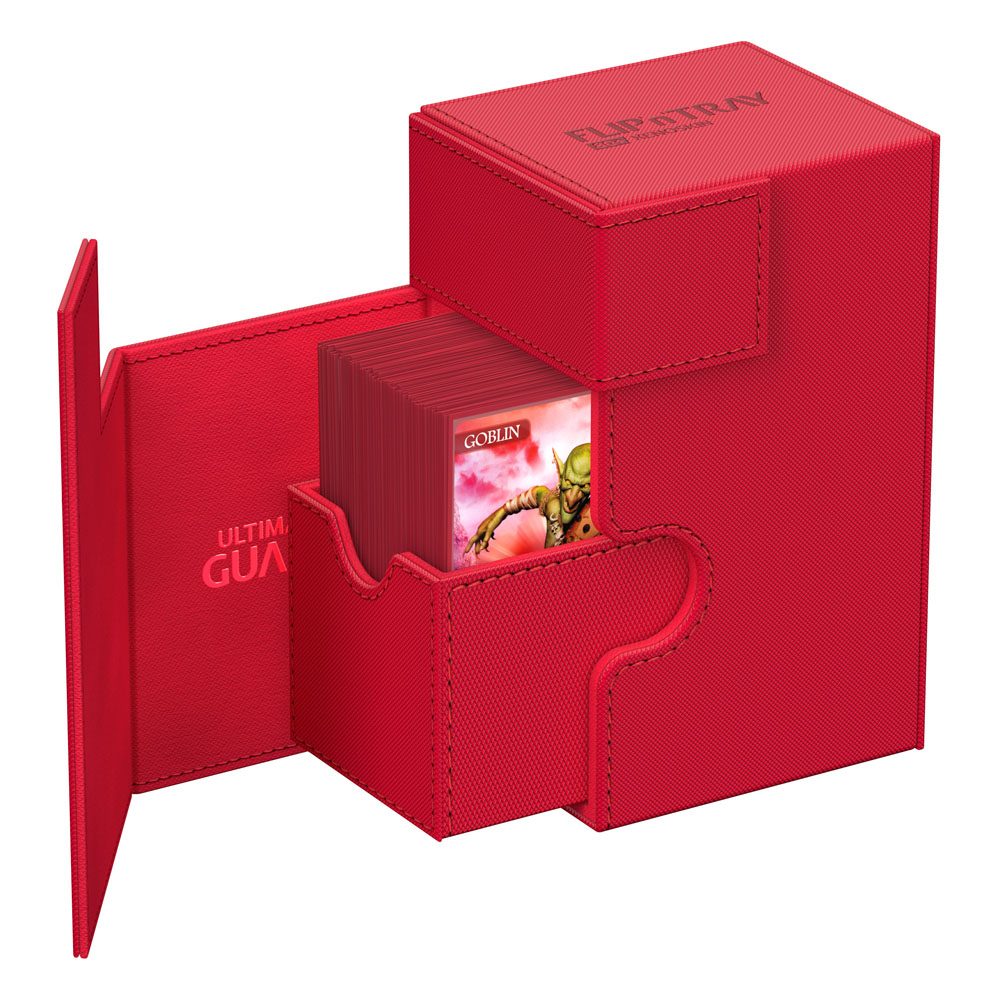 Ultimate Guard Flip`n`Tray 80+ XenoSkin Monocolor Rouge