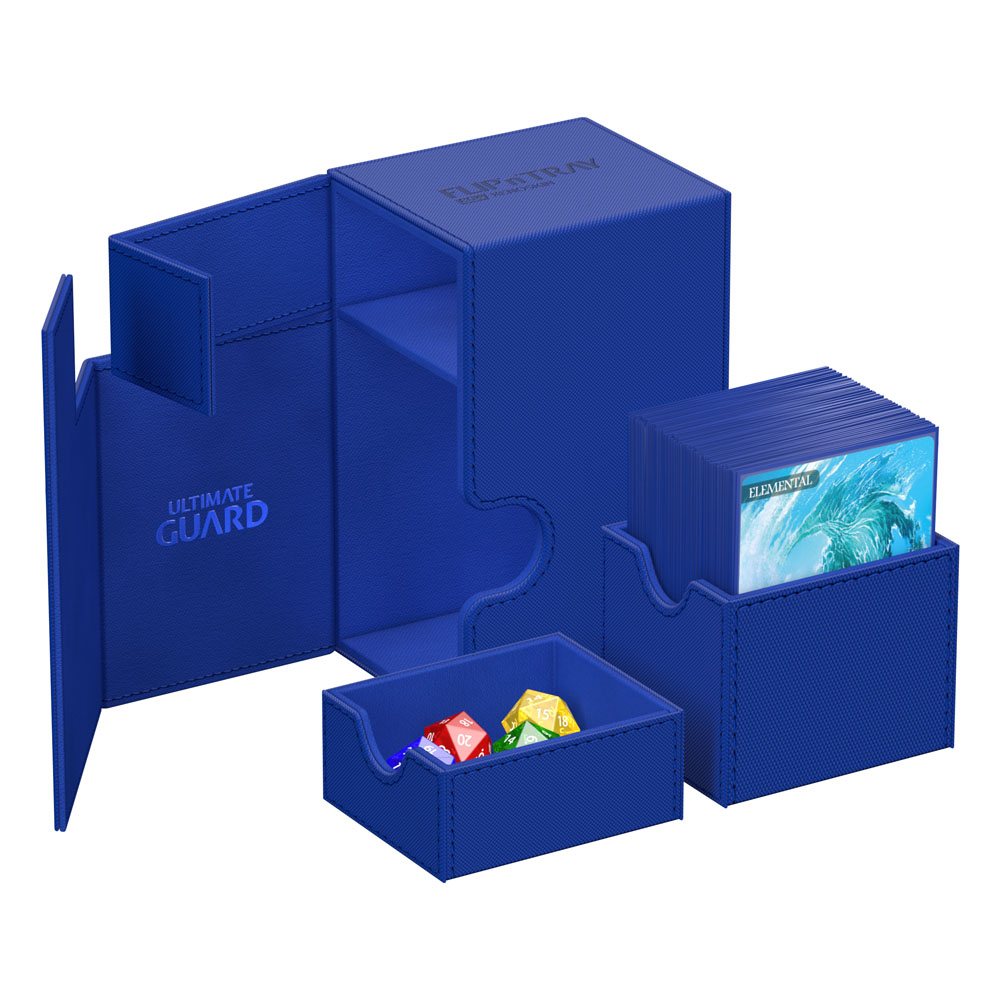 Ultimate Guard Flip`n`Tray 80+ XenoSkin Monocolor Bleu