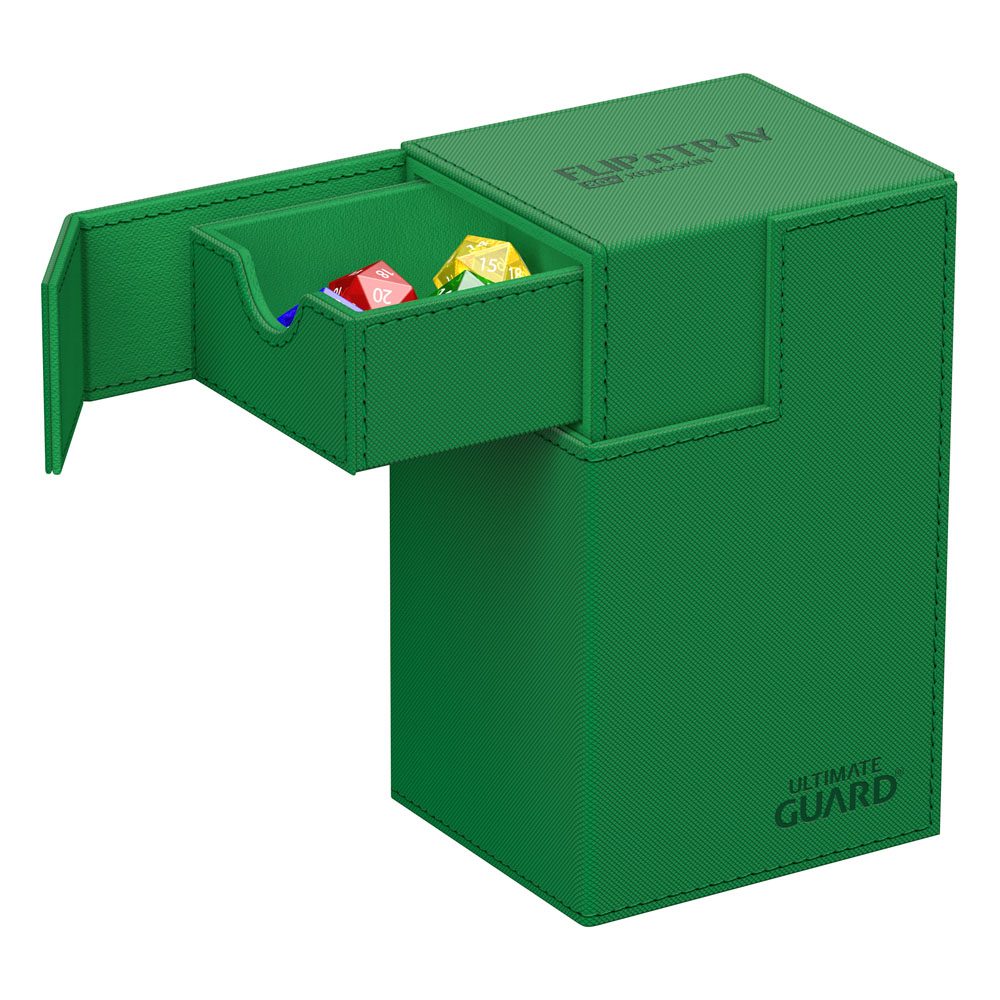Ultimate Guard Flip`n`Tray 80+ XenoSkin Monocolor Vert