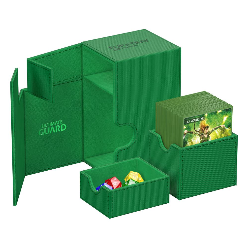 Ultimate Guard Flip`n`Tray 80+ XenoSkin Monocolor Vert