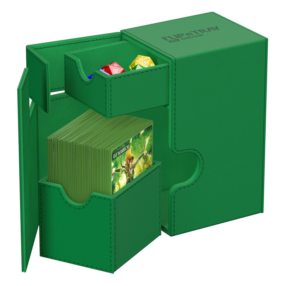 Ultimate Guard Flip`n`Tray 80+ XenoSkin Monocolor Vert