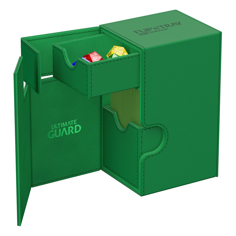 Ultimate Guard Flip`n`Tray 80+ XenoSkin Monocolor Vert