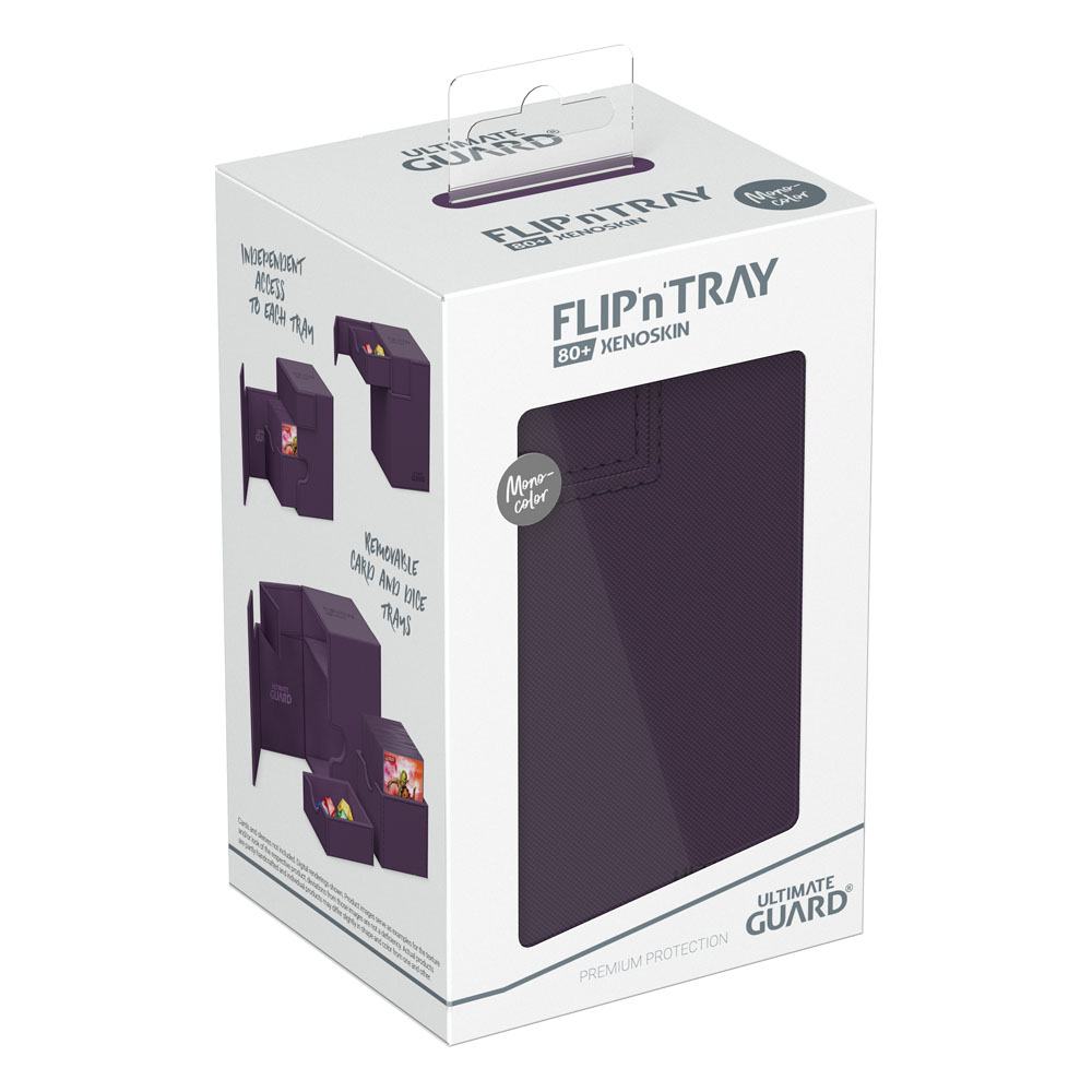 Ultimate Guard Flip`n`Tray 80+ XenoSkin Monocolor Violet