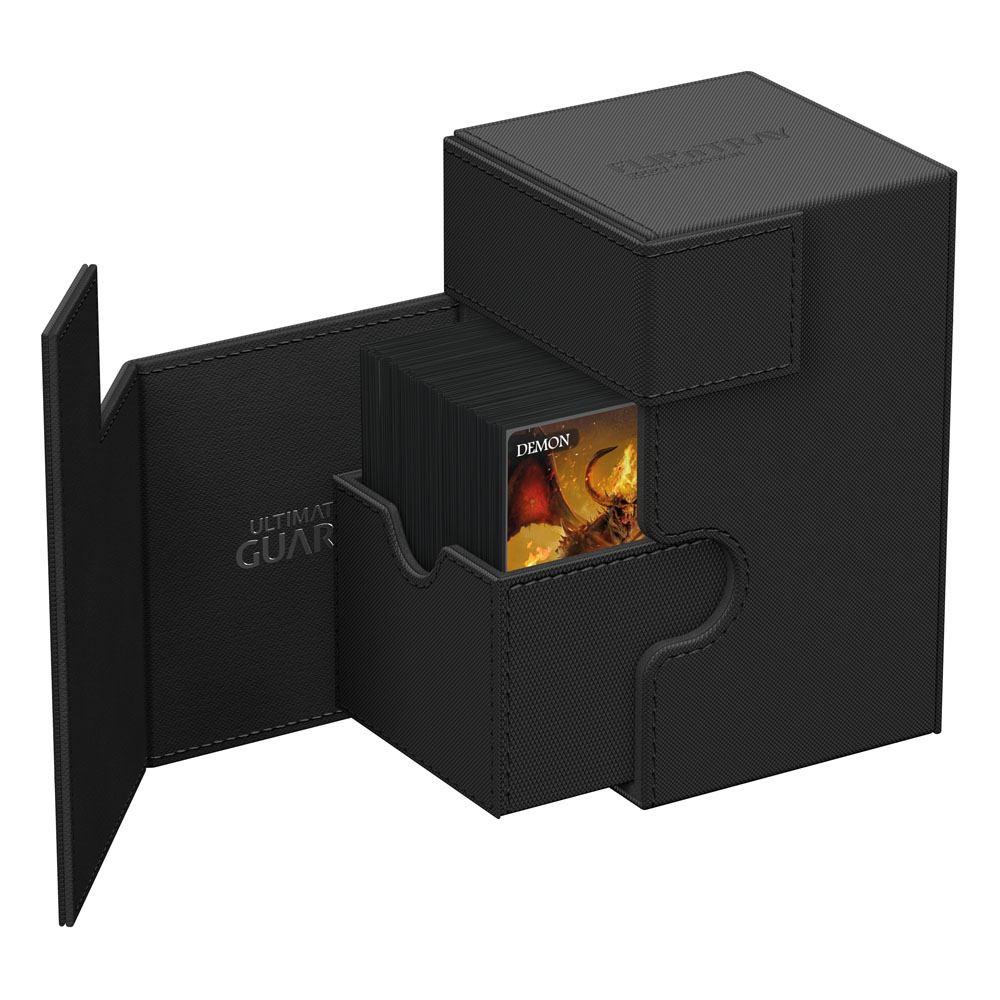Ultimate Guard Flip`n`Tray 100+ XenoSkin Monocolor Noir