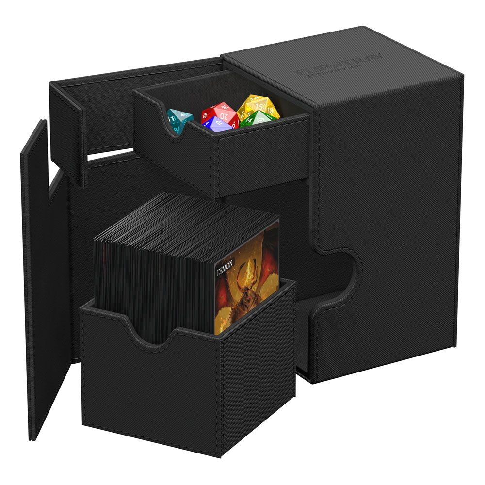 Ultimate Guard Flip`n`Tray 100+ XenoSkin Monocolor Noir
