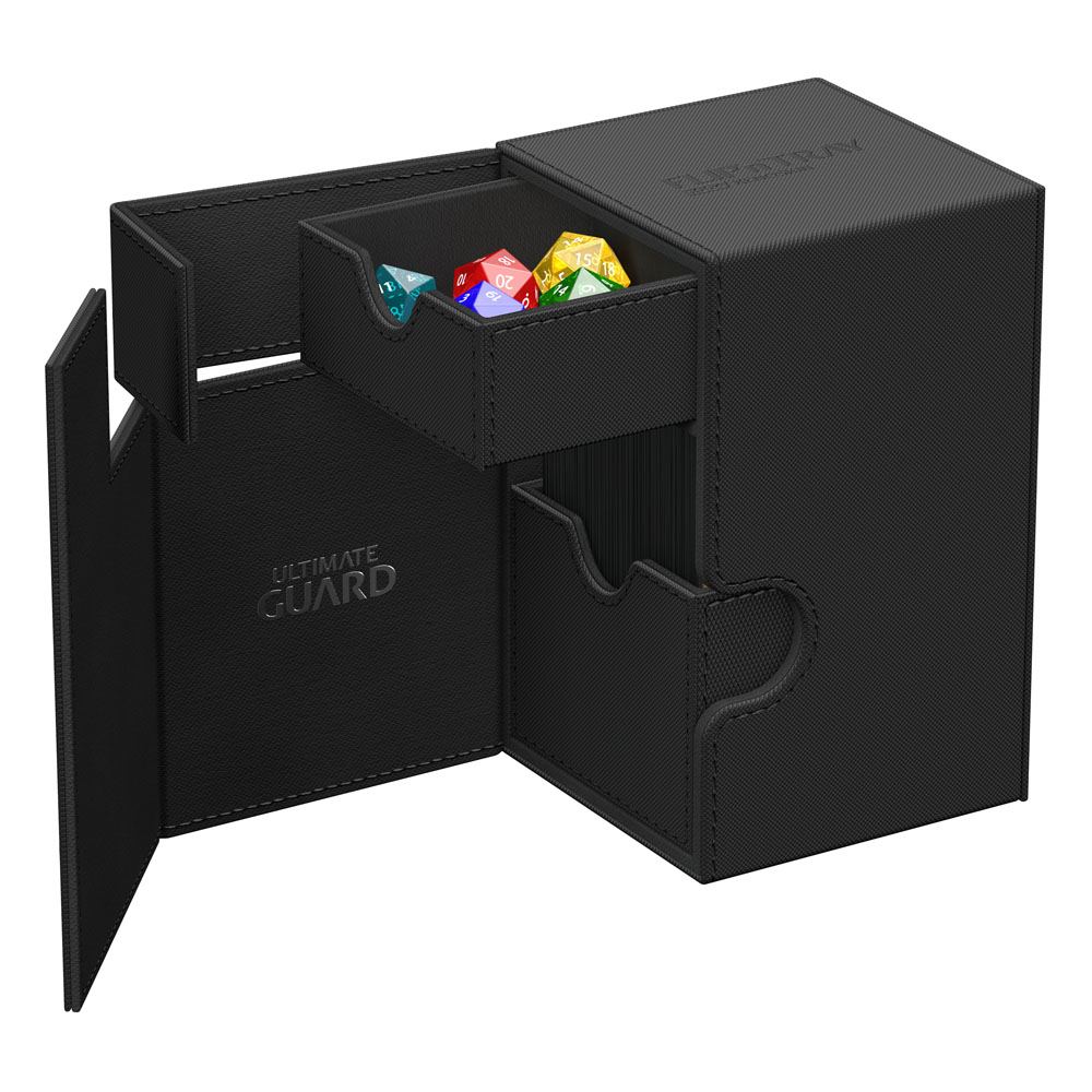 Ultimate Guard Flip`n`Tray 100+ XenoSkin Monocolor Noir