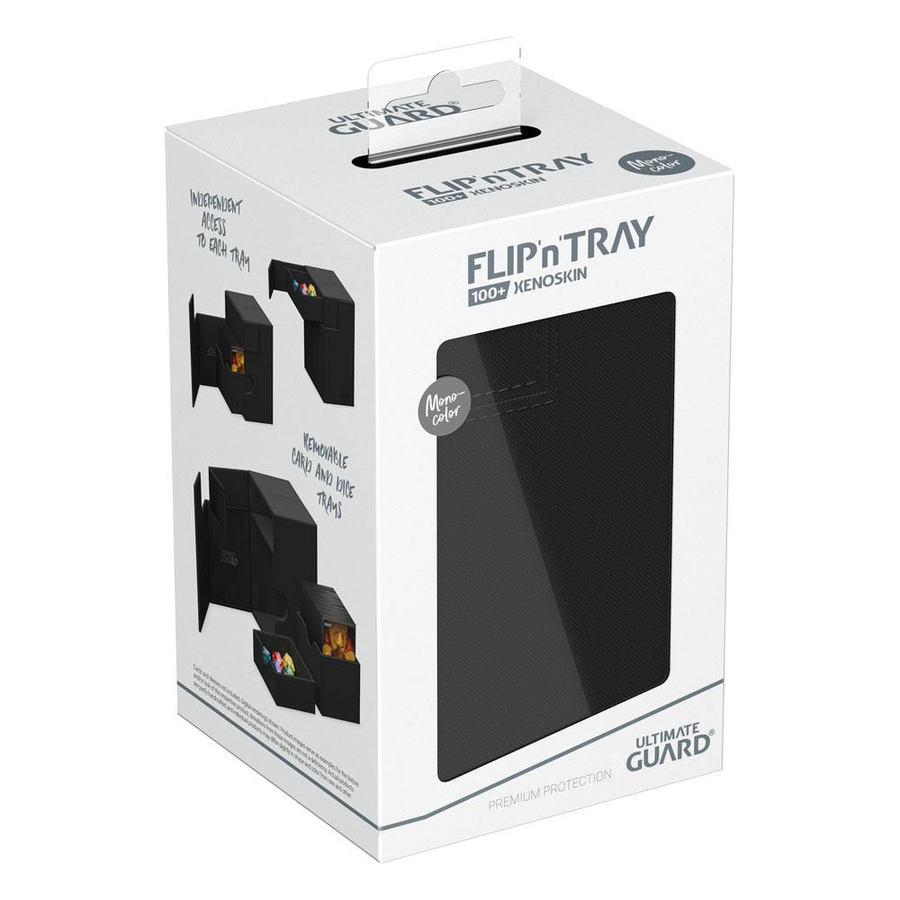 Ultimate Guard Flip`n`Tray 100+ XenoSkin Monocolor Noir