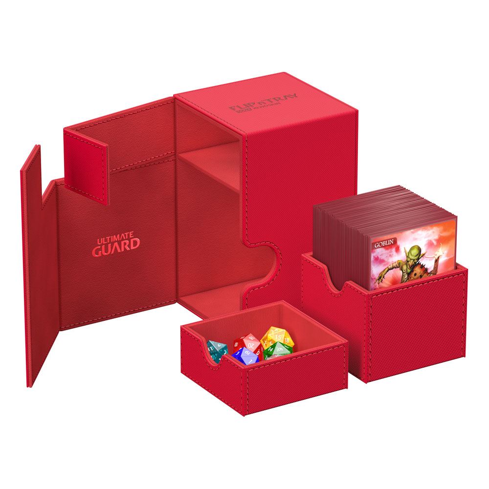Ultimate Guard Flip`n`Tray 100+ XenoSkin Monocolor Rouge