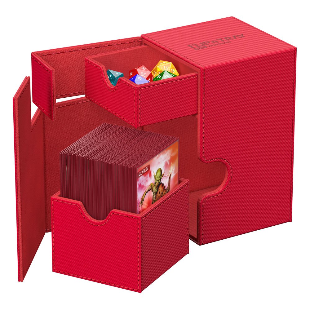 Ultimate Guard Flip`n`Tray 100+ XenoSkin Monocolor Rouge
