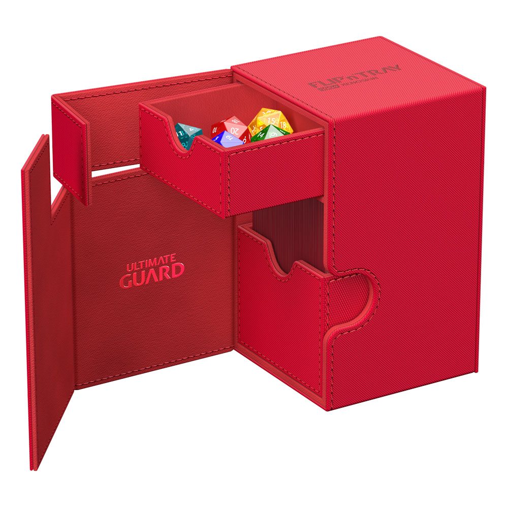 Ultimate Guard Flip`n`Tray 100+ XenoSkin Monocolor Rouge