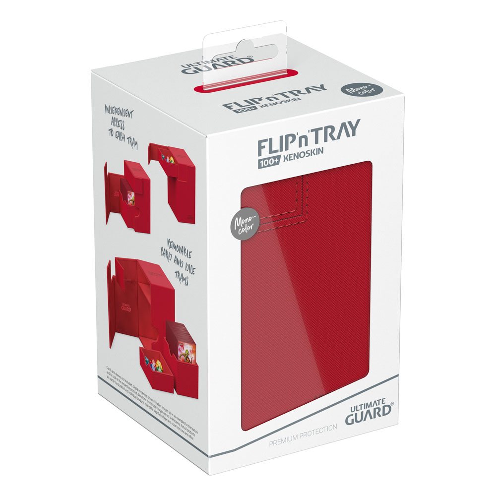 Ultimate Guard Flip`n`Tray 100+ XenoSkin Monocolor Rouge
