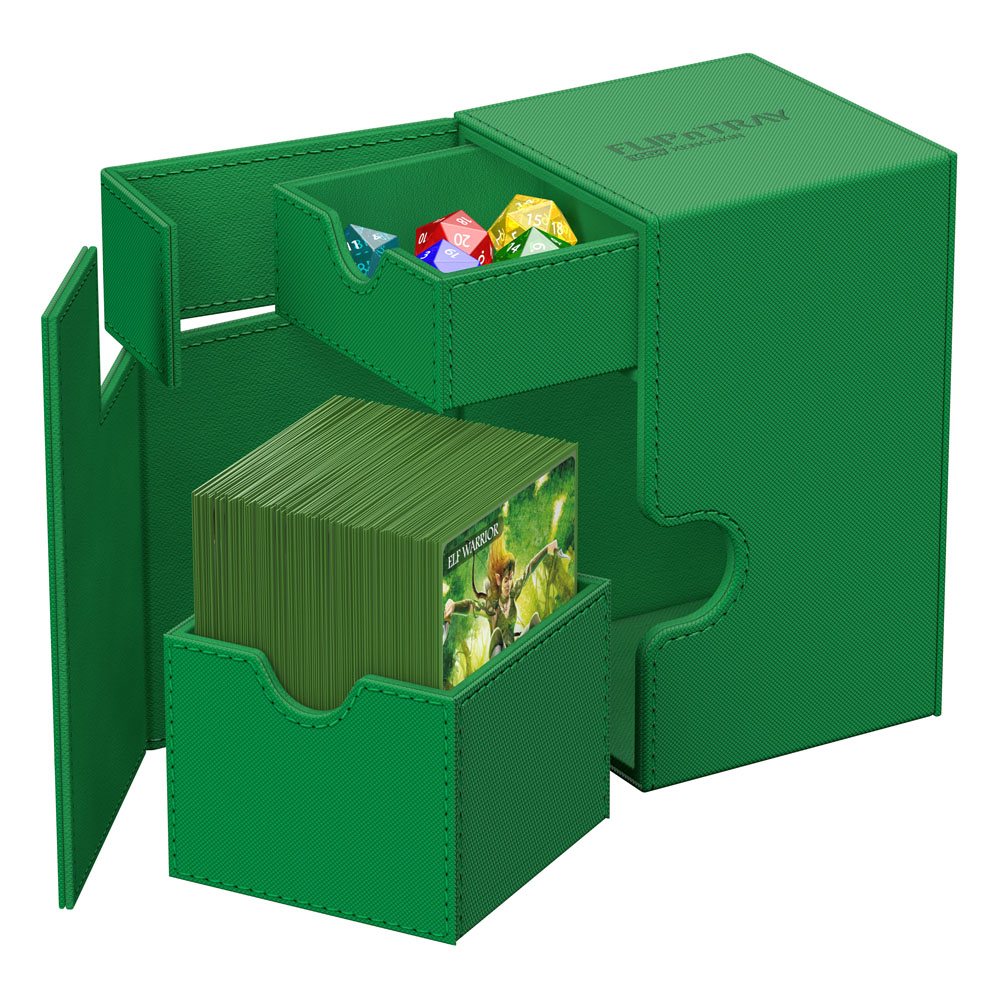 Ultimate Guard Flip`n`Tray 100+ XenoSkin Monocolor Vert