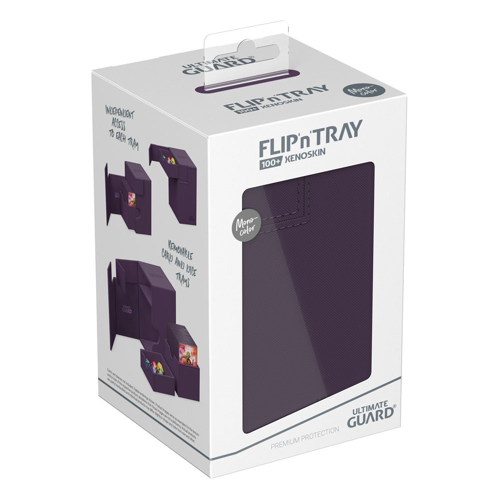 Ultimate Guard Flip`n`Tray 100+ XenoSkin Monocolor Violet