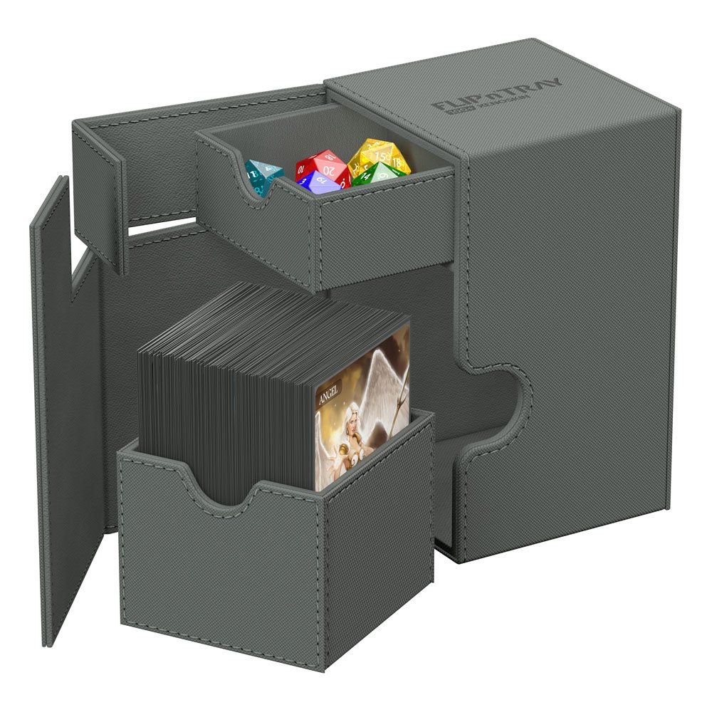 Ultimate Guard Flip`n`Tray 100+ XenoSkin Monocolor Gris