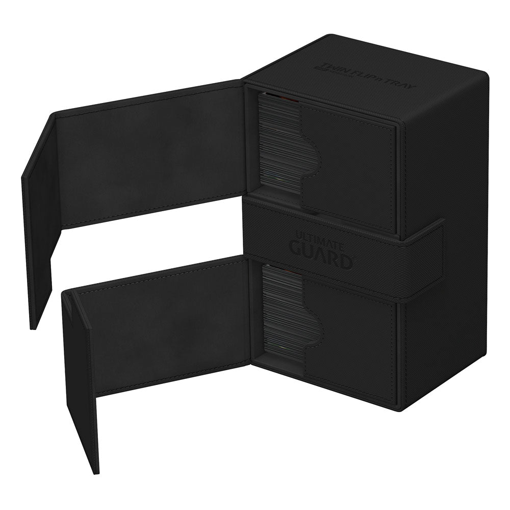 Ultimate Guard Twin Flip`n`Tray 160+ XenoSkin Monocolor Noir