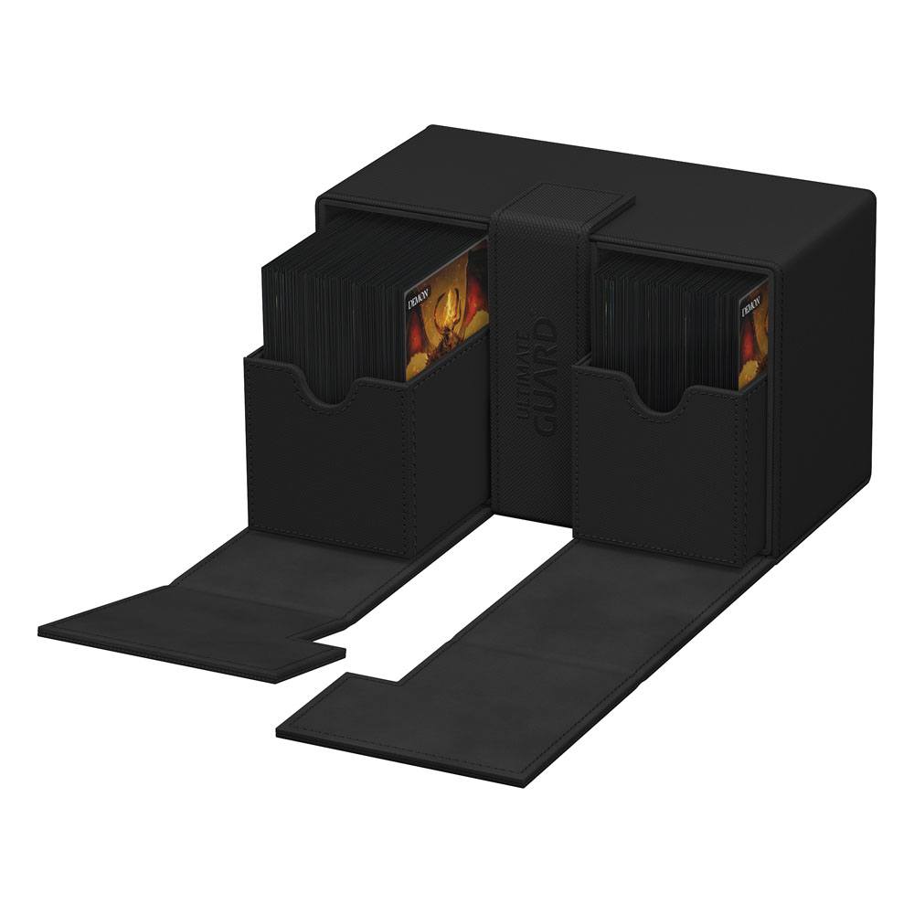 Ultimate Guard Twin Flip`n`Tray 160+ XenoSkin Monocolor Noir
