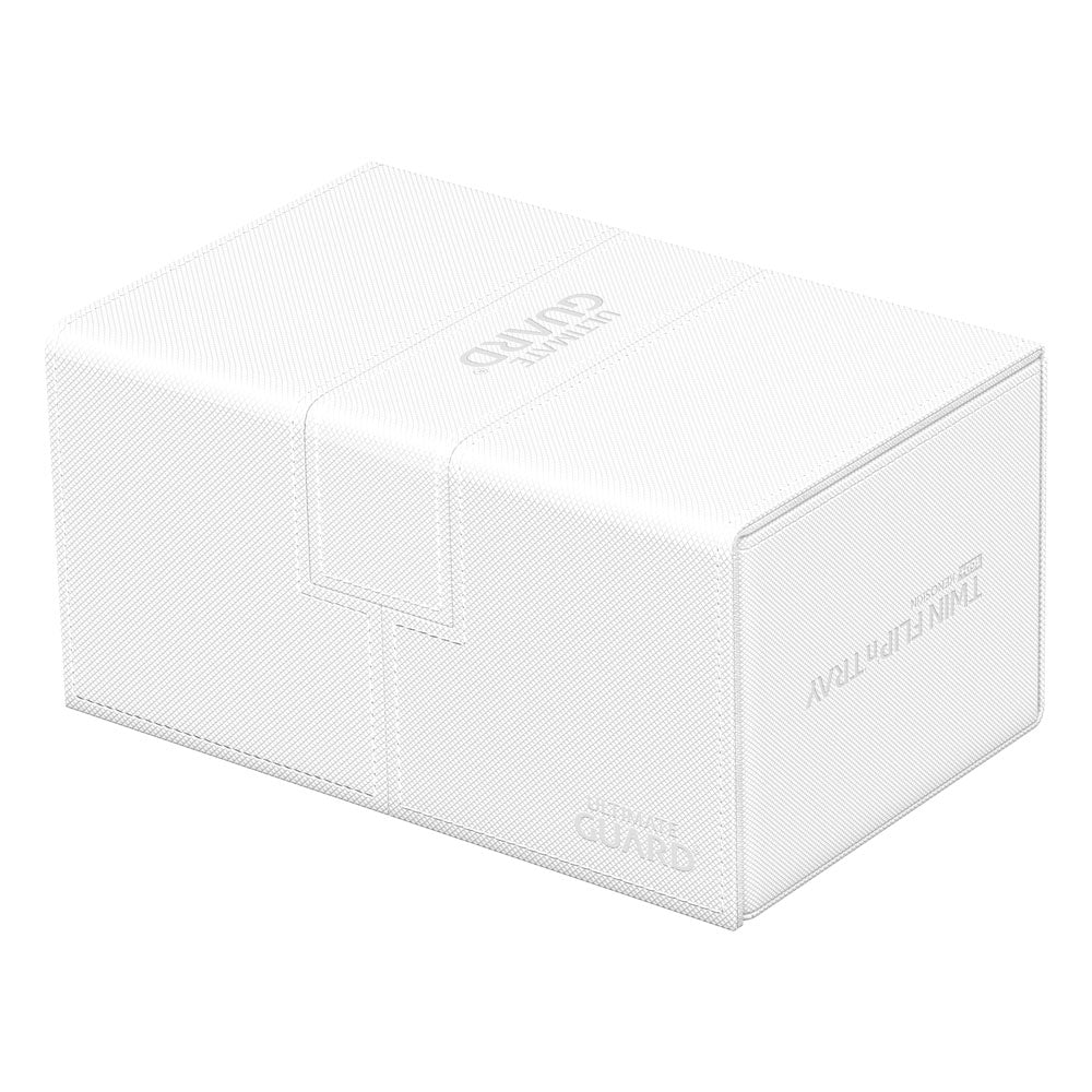 Ultimate Guard Twin Flip`n`Tray 160+ XenoSkin Monocolor Blanc