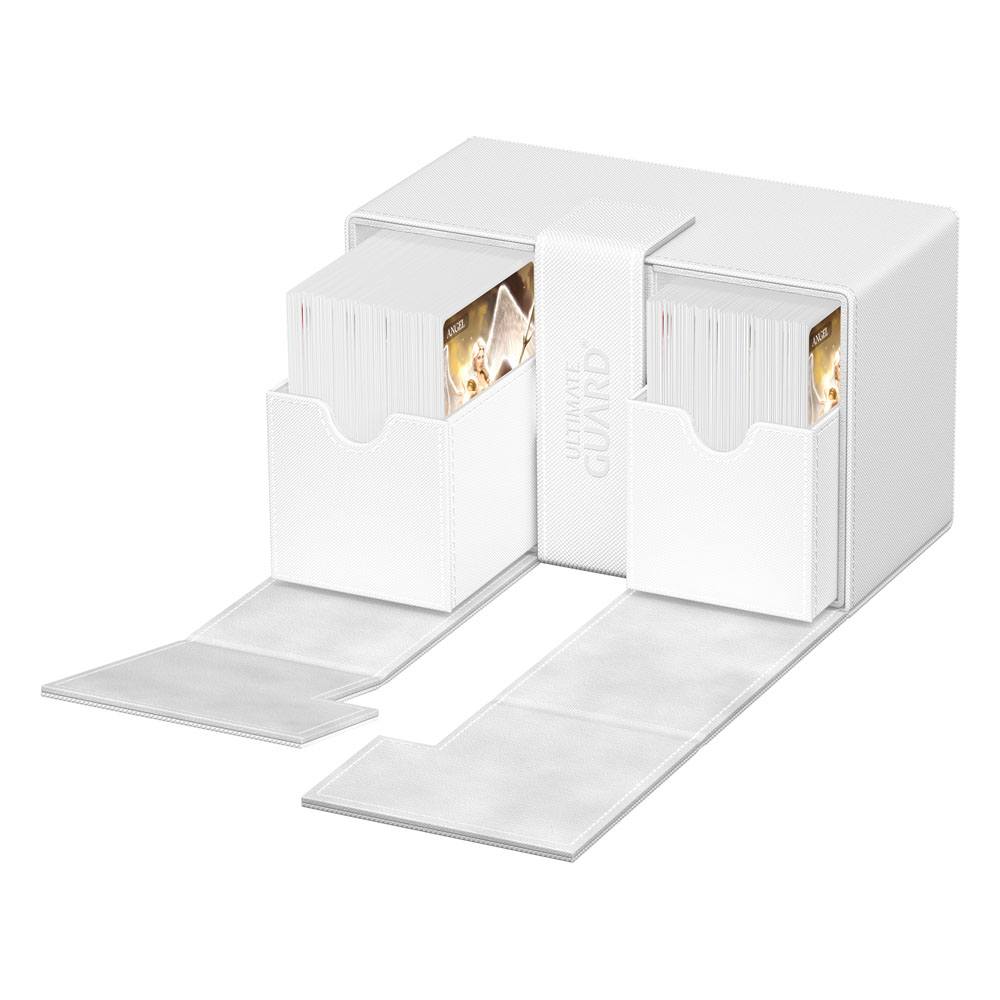 Ultimate Guard Twin Flip`n`Tray 160+ XenoSkin Monocolor Blanc